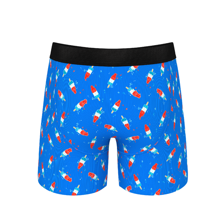 The Popsicle Stick Apex | USA Popsicle Ball Hammock® Pouch Underwear With Fly