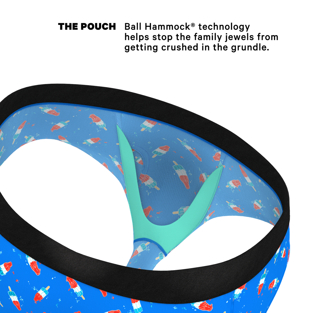 The Popsicle Stick Apex | USA Popsicle Ball Hammock® Pouch Underwear Briefs