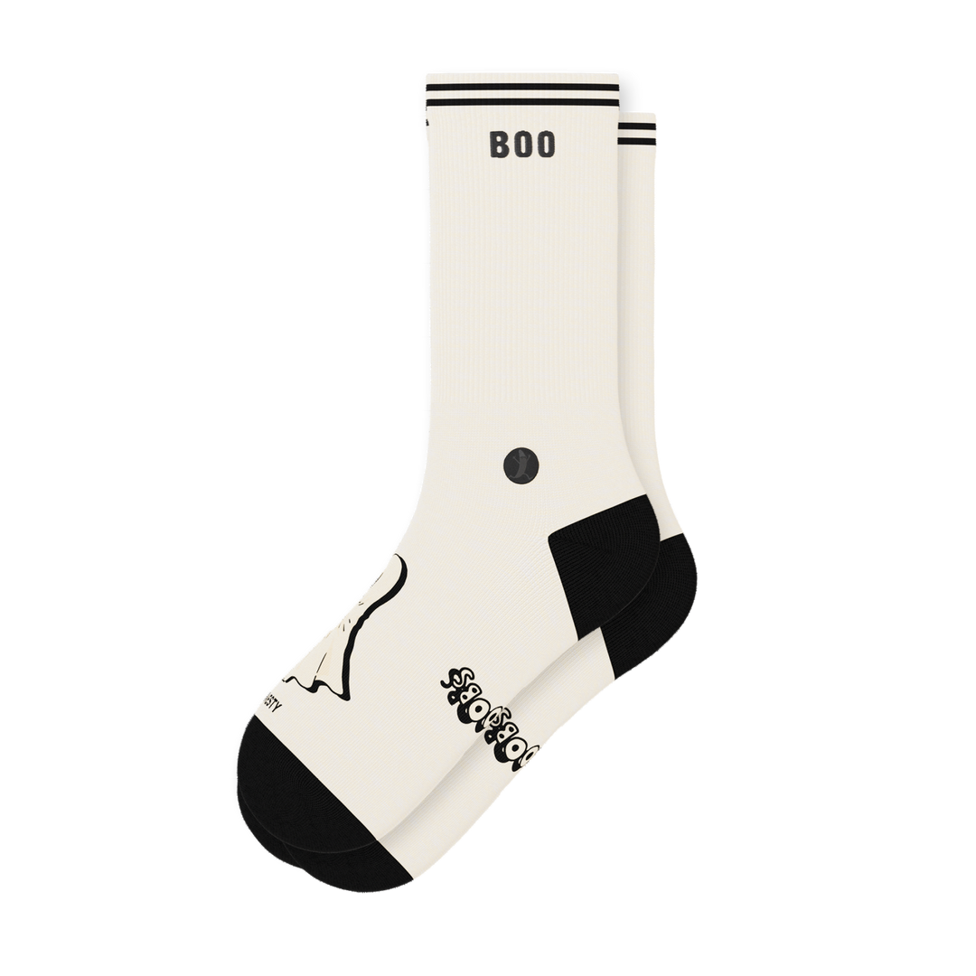 The Possessed Chest | Ghost Heel Hammock™ Crew Socks