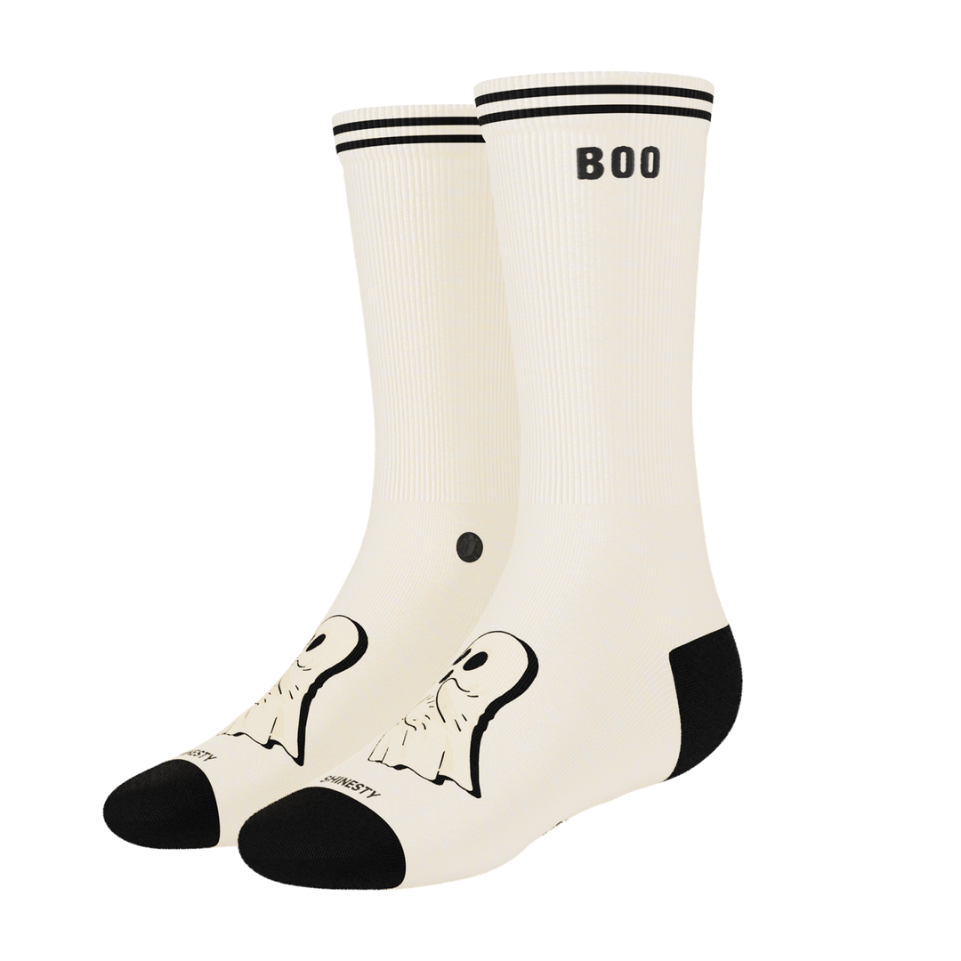 The Possessed Chest | Ghost Heel Hammock™ Crew Socks