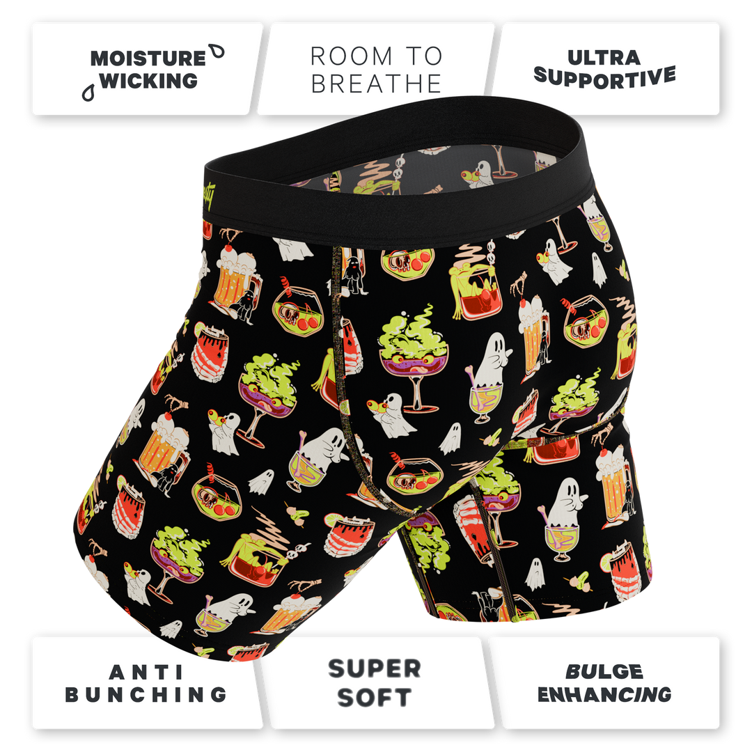 The Potions Pub | Halloween Cocktail Ball Hammock® Boxer - Long Leg