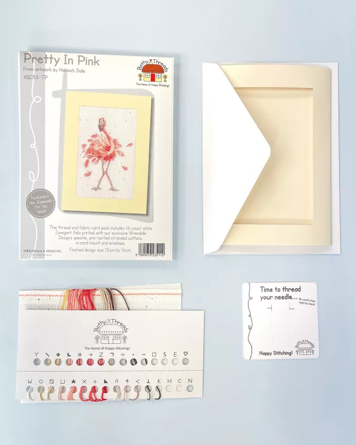 Pretty In Pink - Thread XGC55-TP Counted Cross Stitch Kit