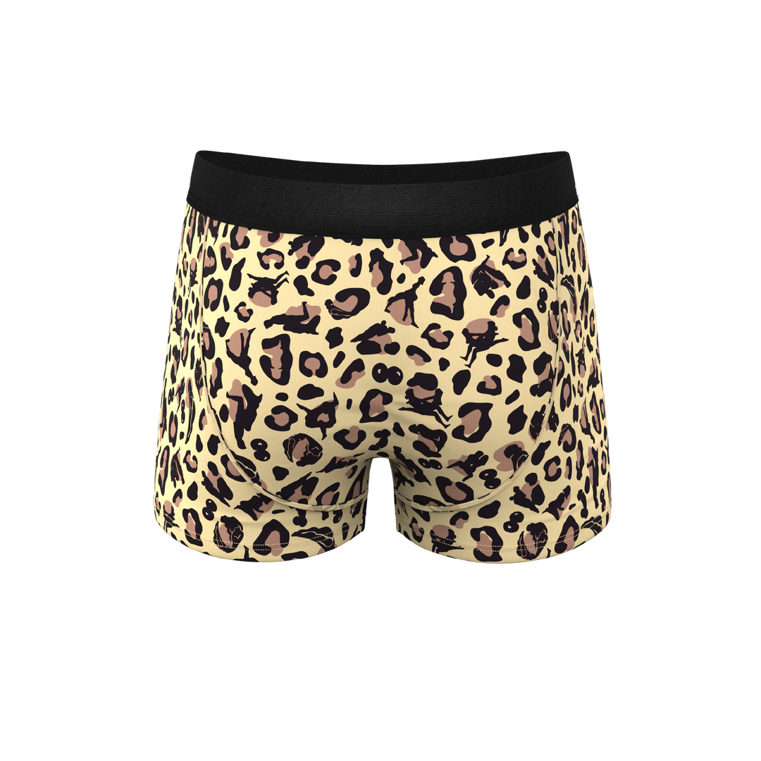 The Primal Passion | Naughty Cheetah Print Ball Hammock® Pouch Trunks Underwear