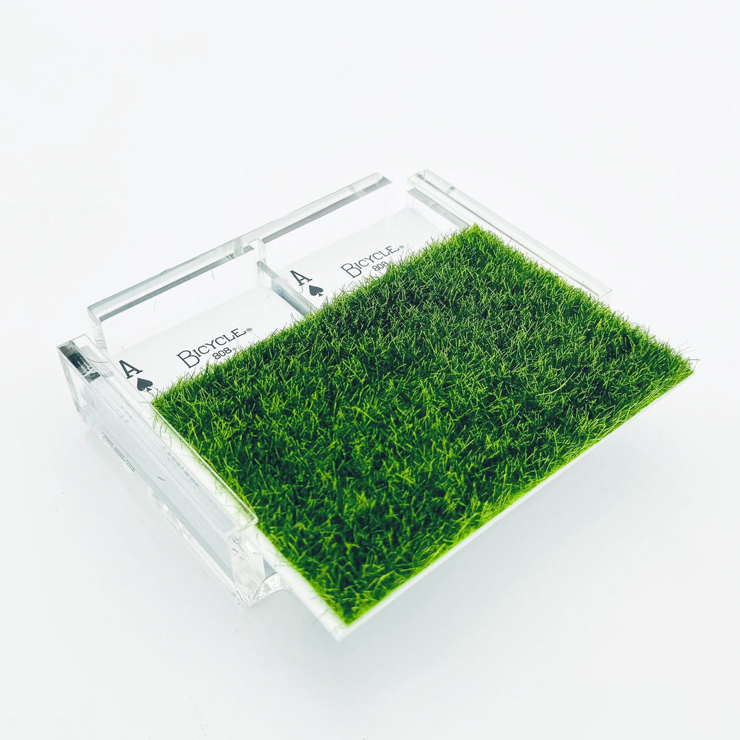Playing Card Set with Putting Green Grass