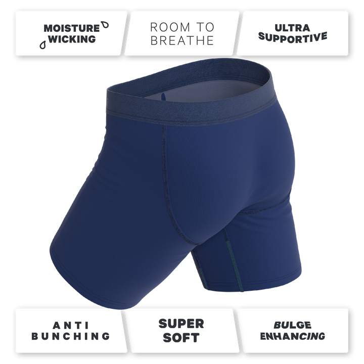 The Proper Pint | Beer Glass Long Leg Ball Hammock® Pouch Underwear With Fly