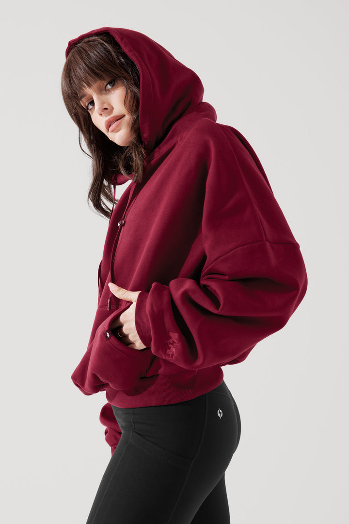 Pullover Cloud Hoodie - Crimson