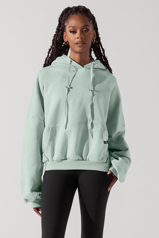 Pullover Cloud Hoodie-Mint