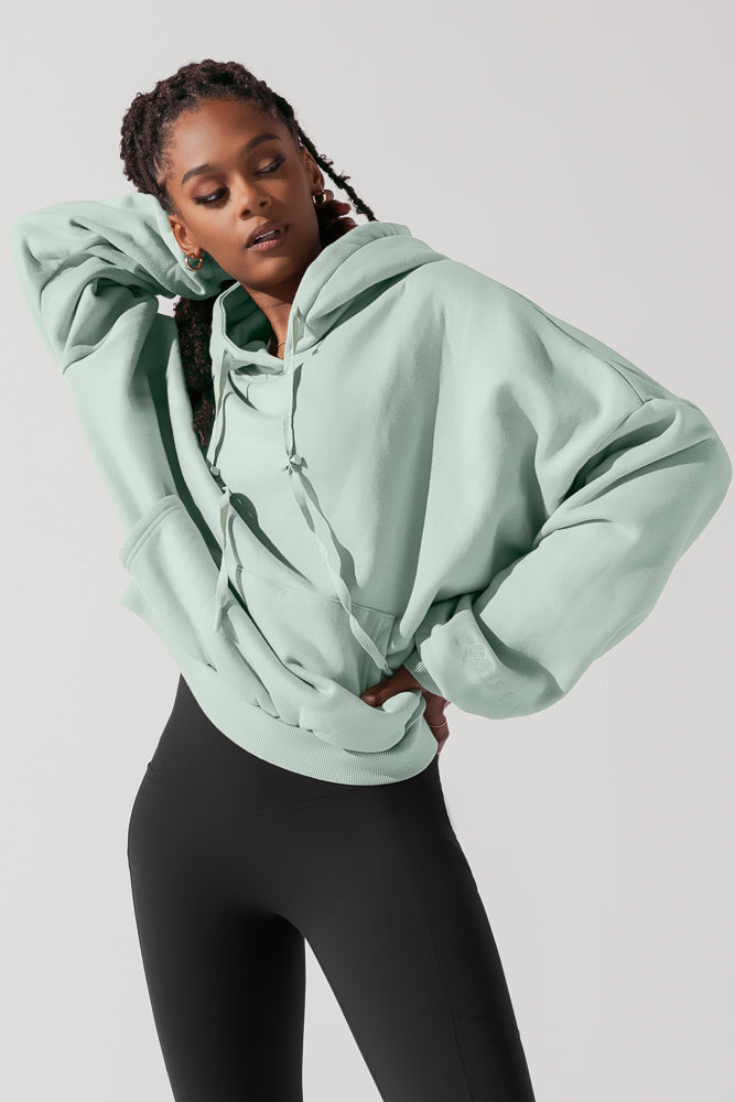 Pullover Cloud Hoodie-Mint