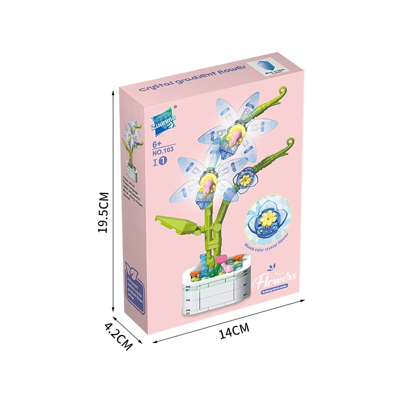 Narcissus Building Brick Potted Flower F07M9-10(103)-I4