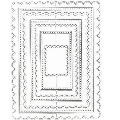 Scrapbooking Cutting Die by Wizardi QJ15
