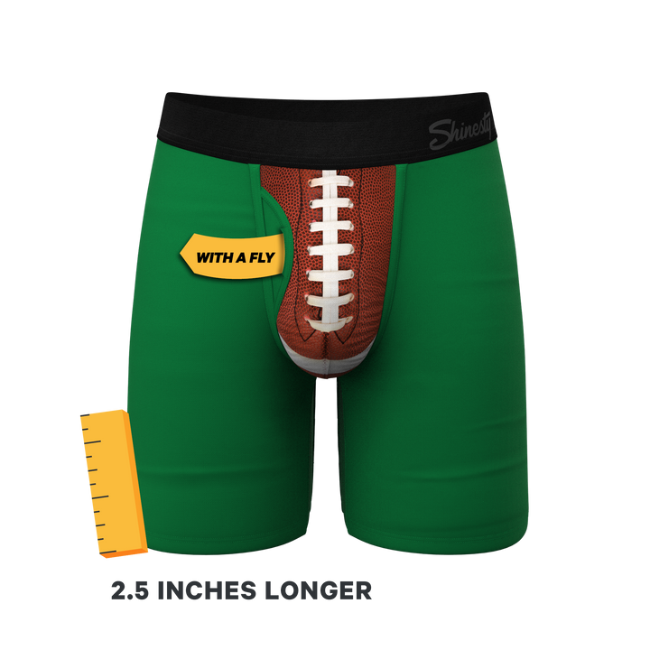 The Quarterback Sack | Football Long Leg Ball Hammock® Pouch Underwear With Fly