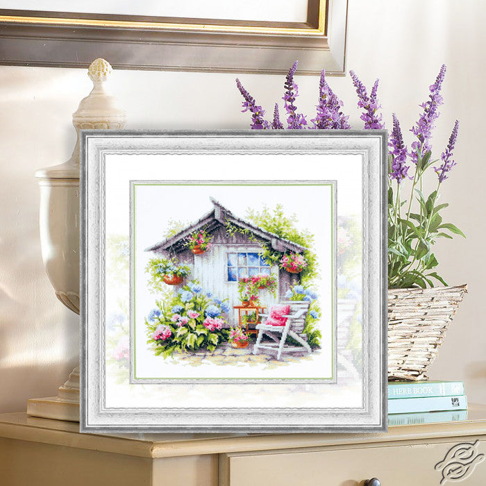 Quiet Happiness Counted Cross Stitch Kit by Magic Needle 70-47