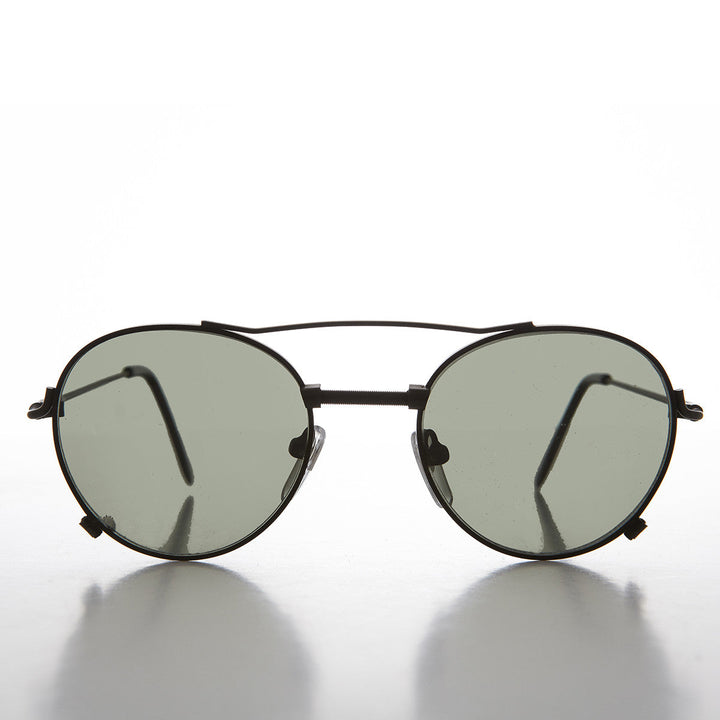 Round Aviator with Industrial Accents - Ray
