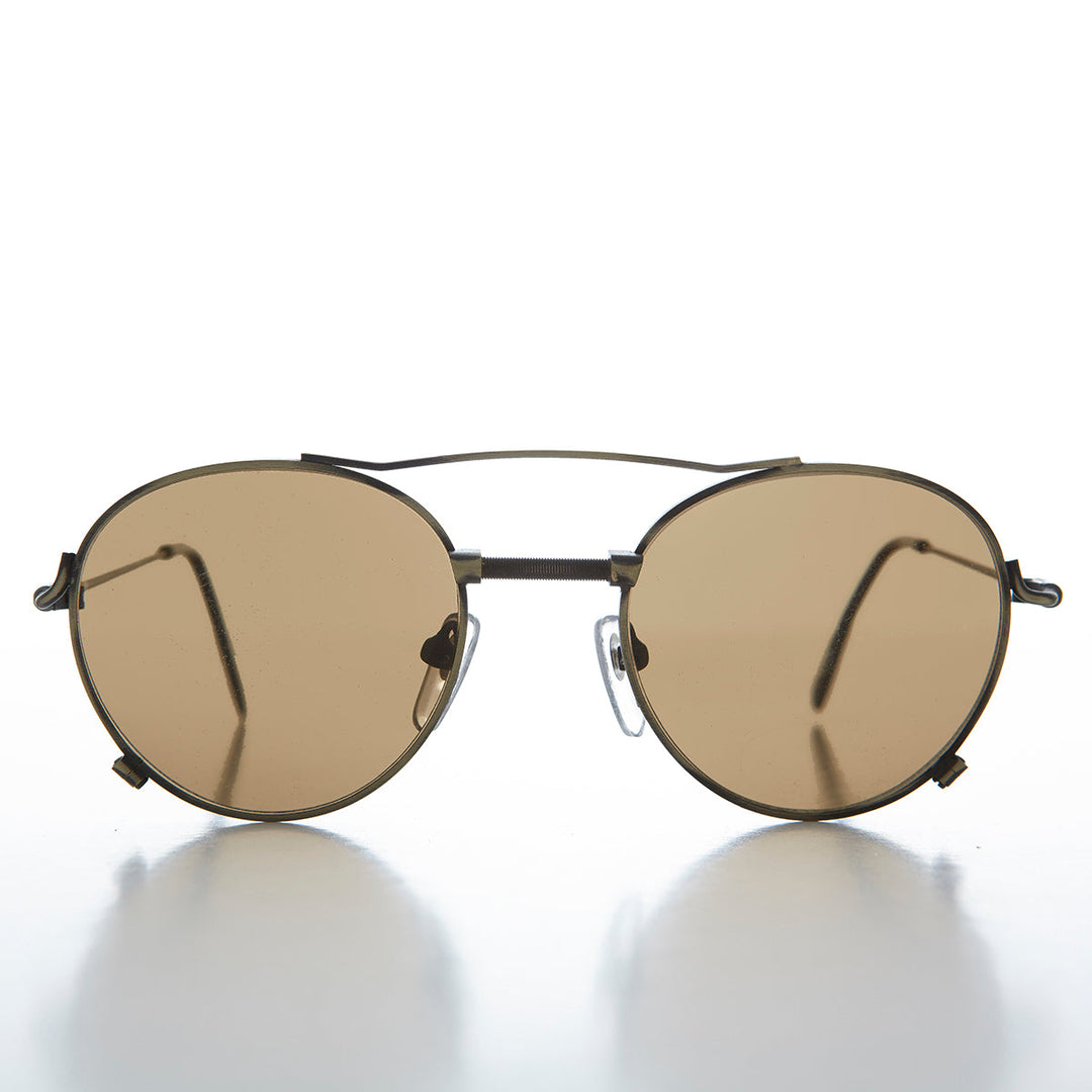 Round Aviator with Industrial Accents - Ray