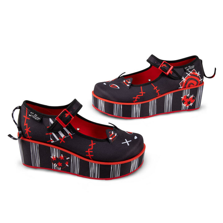 Chocolaticas® Riot Kitty Women's Mary Jane Platform