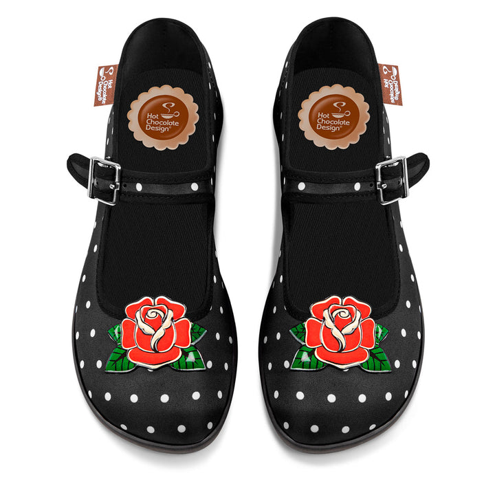 Chocolaticas® Rockabilly Women's Mary Jane Flat