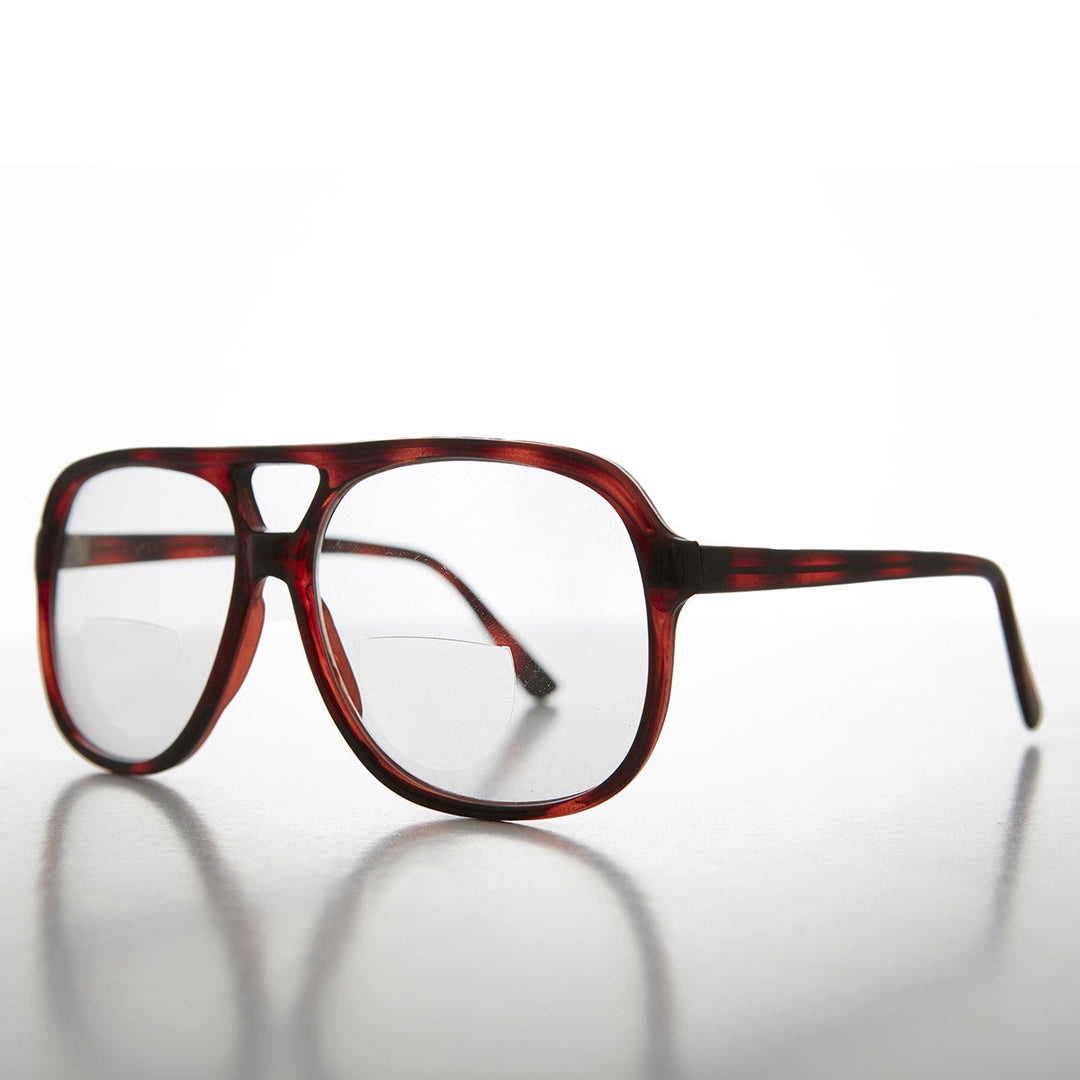 Large Bifocal Aviator Reading Glasses - Ross