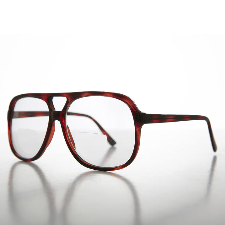 Large Bifocal Aviator Reading Glasses - Ross