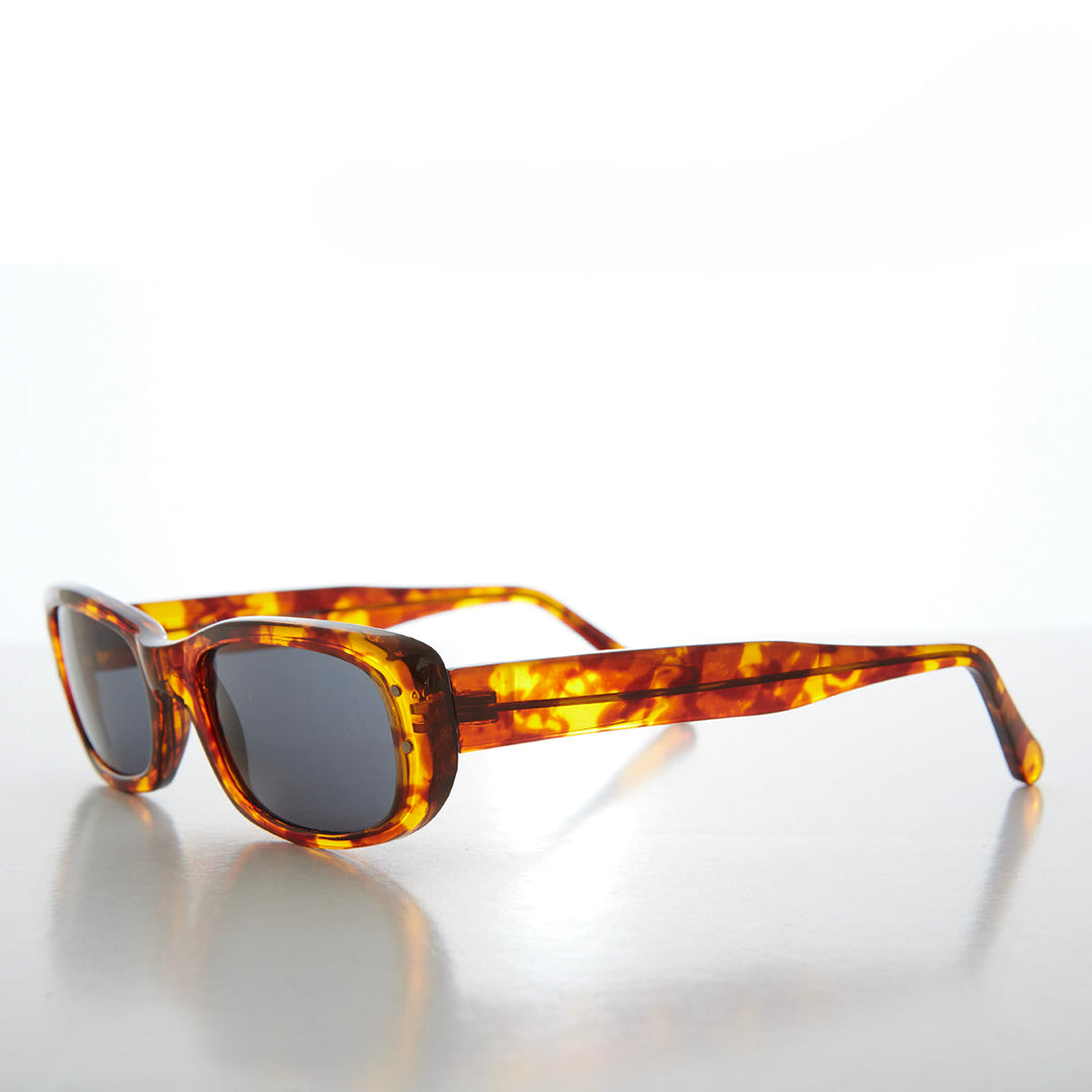 Mod Rectangular 90s Vintage Sunglasses - Roxbury