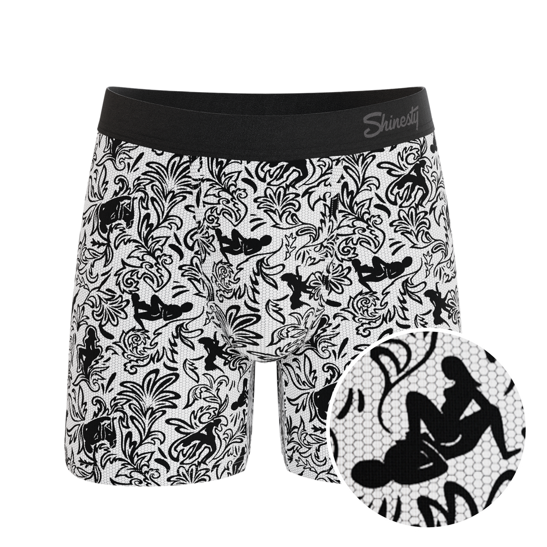 The Racy & Lacy | Provocative Lace Print Ball Hammock® Pouch Underwear