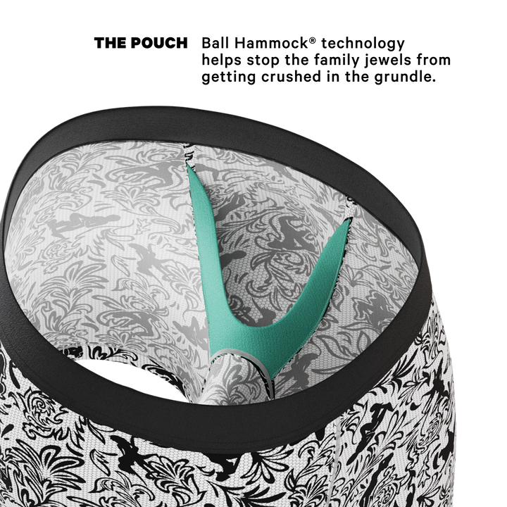 The Racy & Lacy | Provocative Lace Print Ball Hammock® Pouch Underwear