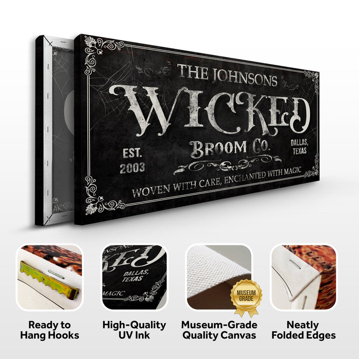 Personalized Wicked Halloween Sign