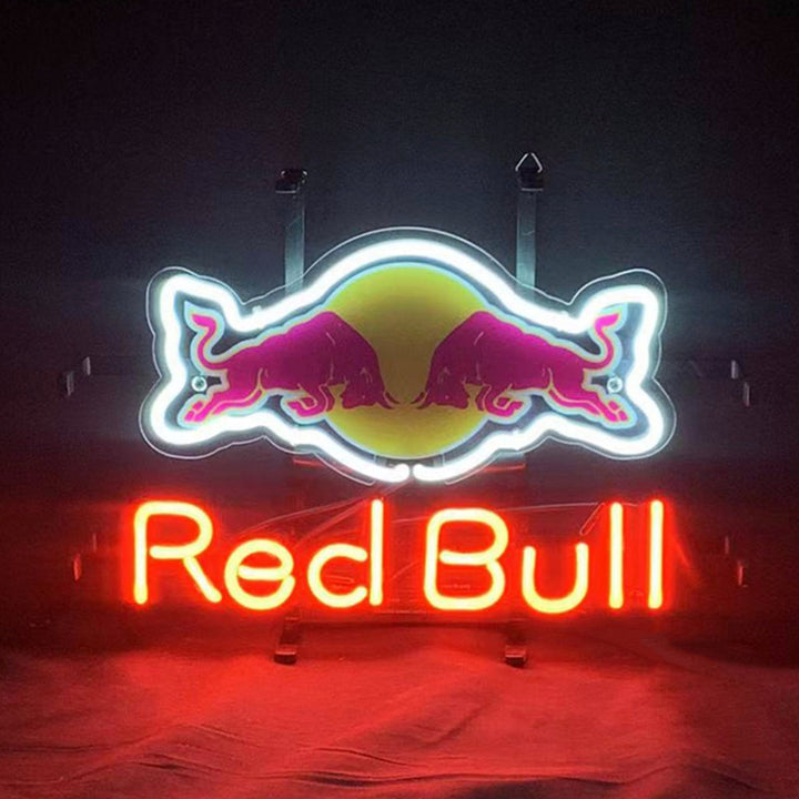 Red Bull Sport Drink Neon Signs Light
