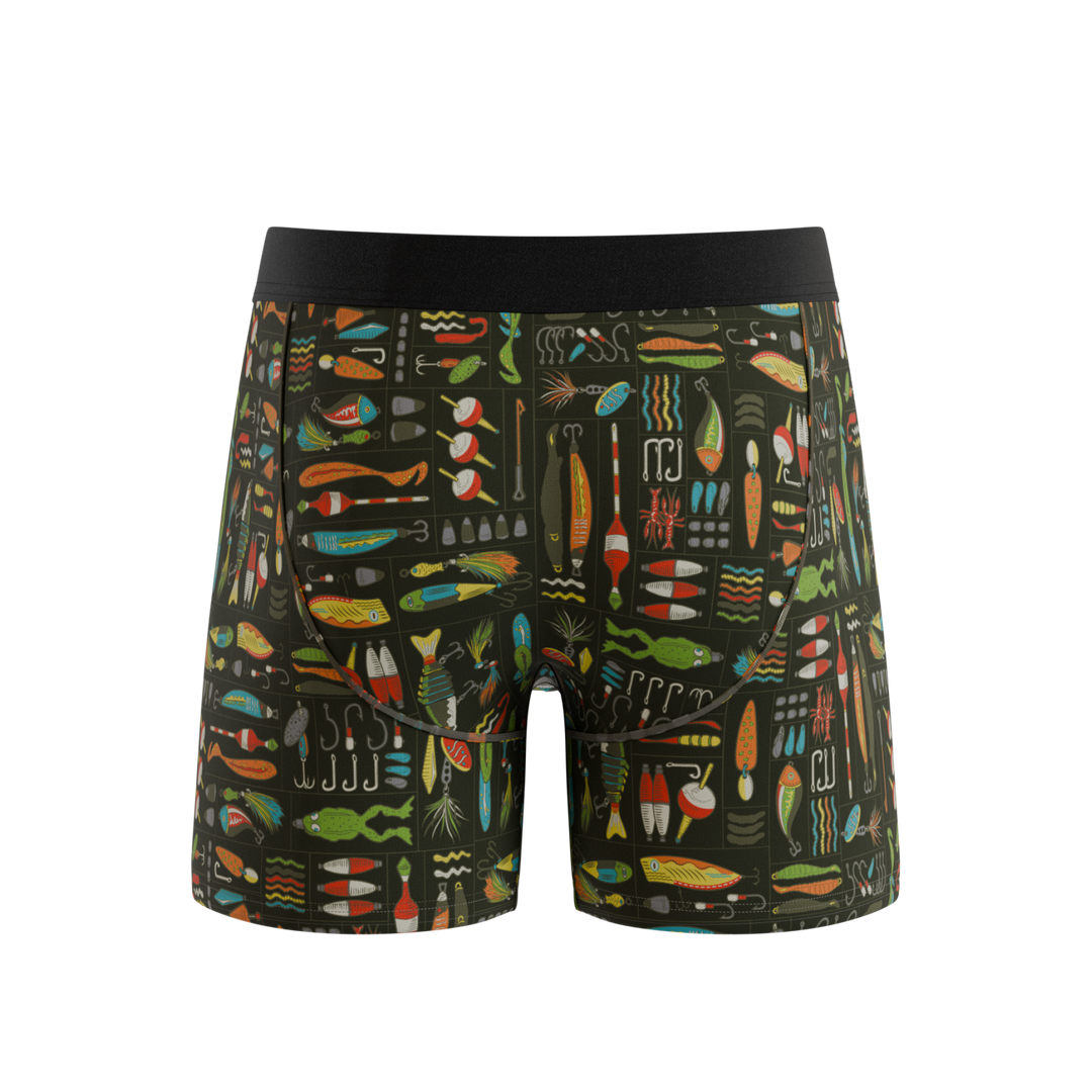 The Reel Nice | Bait Box Ball Hammock® Pouch Underwear With Fly