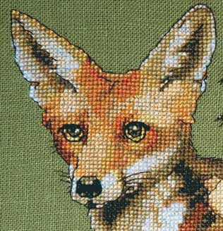 Fox, the Red 108-A049 K Counted Cross Stitch Kit