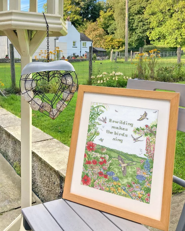Rewild and Sing Counted Cross Stitch Kit by Bothy Threads XAL17