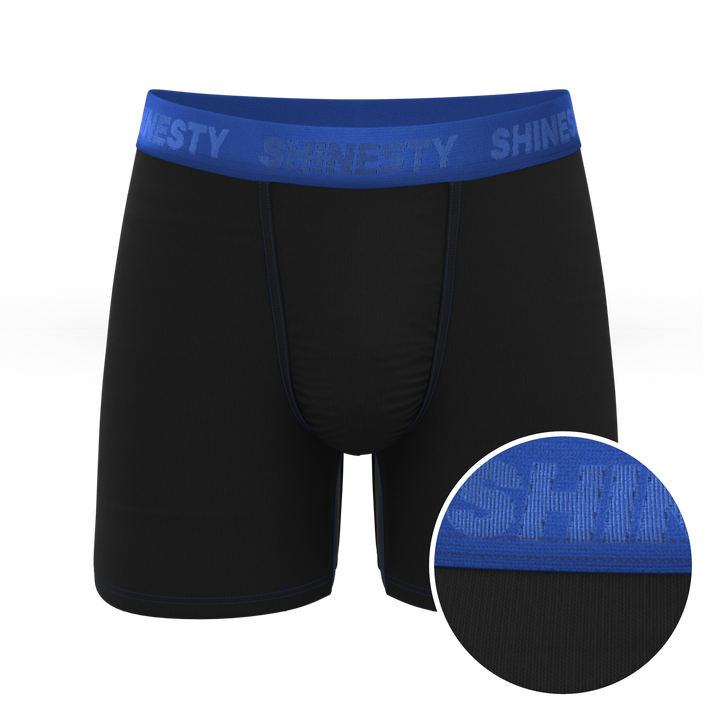 The Rhythm & Blues | Black and Blue Ball Hammock® Pouch Underwear