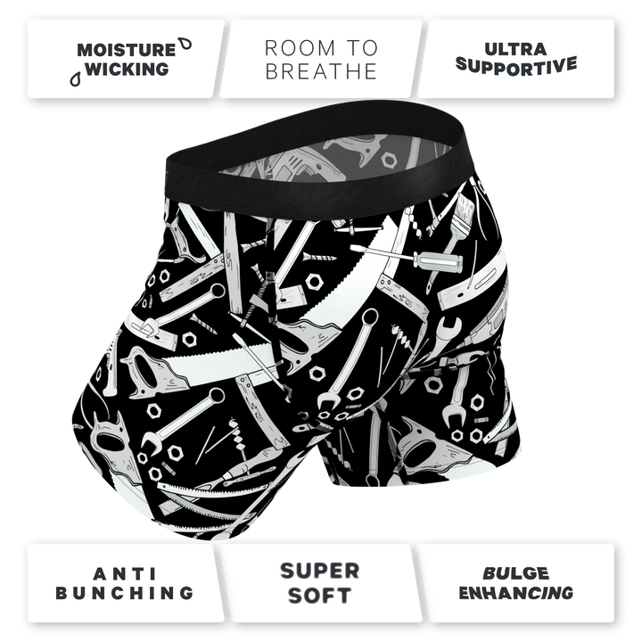 The Righty Tighty | Wrench Ball Hammock® Pouch Underwear With Fly