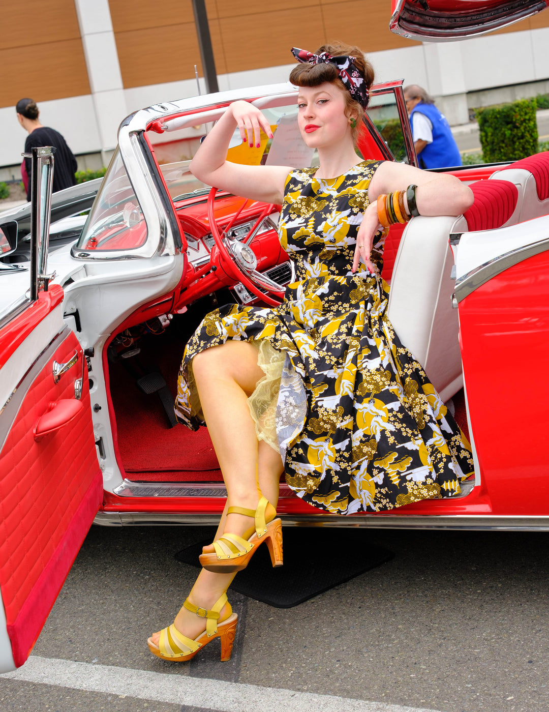 the Rockin' Tiki/with Ankle Strap - in Spice