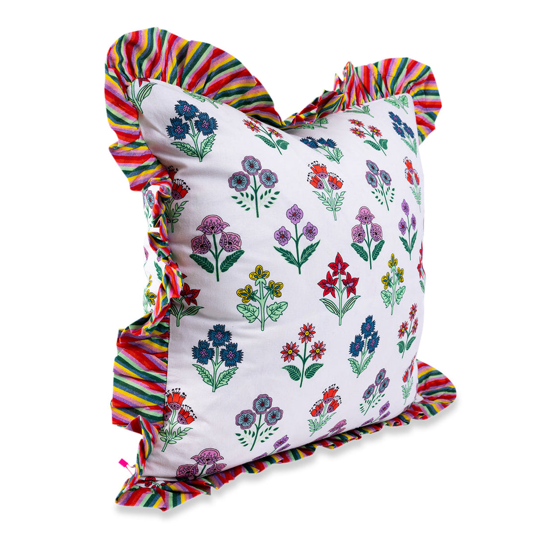 Ruffle Throw Pillow - Santini - Case Only