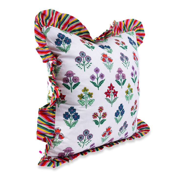 Ruffle Throw Pillow - Santini - Case Only