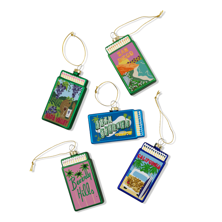 Matchbook Ornament - Palm Springs