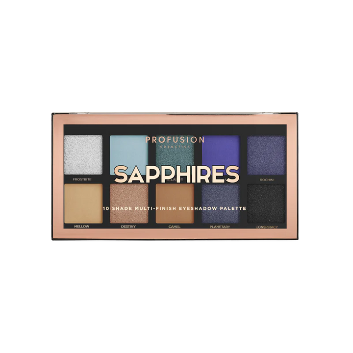 Sapphires 10 shade palette