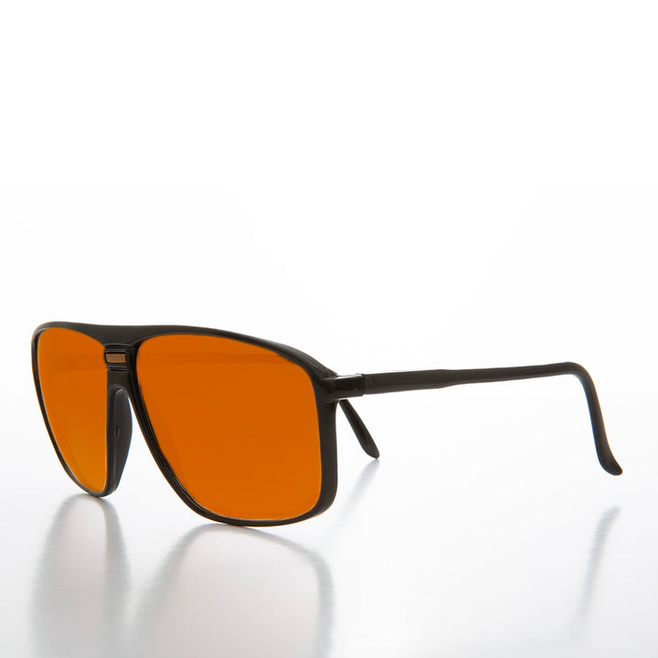 80s Orange Lens Aviator - Barry
