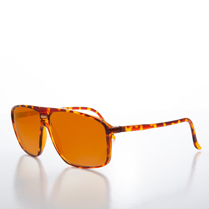 80s Orange Lens Aviator - Barry