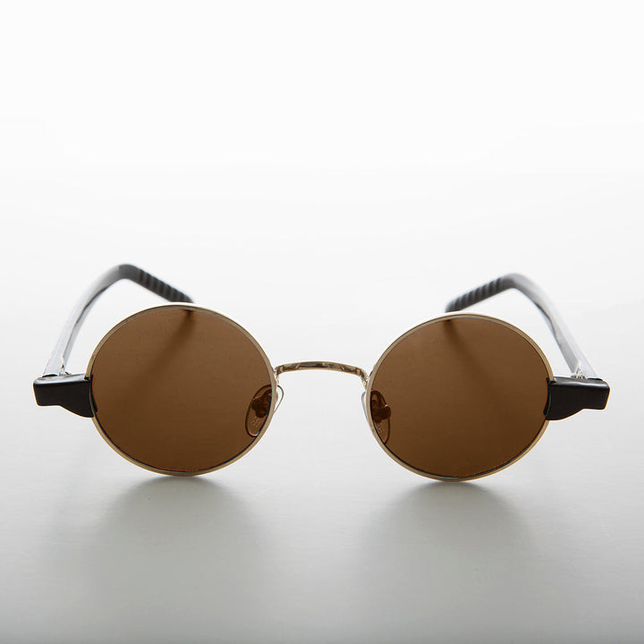 Round Hippie Spectacle Vintage Sunglass - Sean