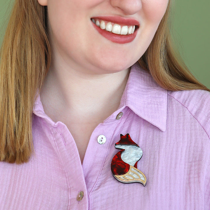 La Formidable Fauve STOCKIST EXCLUSIVE Brooch by Erstwilder