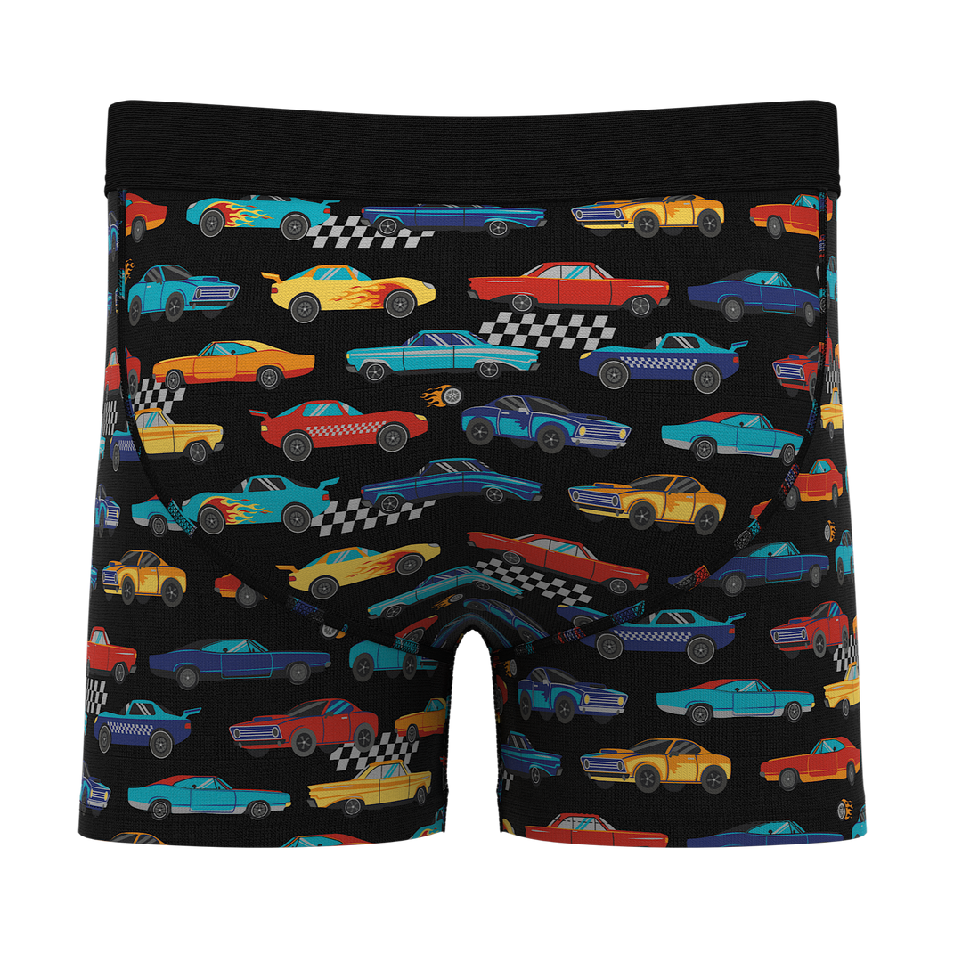 The Start Your Engines | Racecar Boy's Boxer Briefs