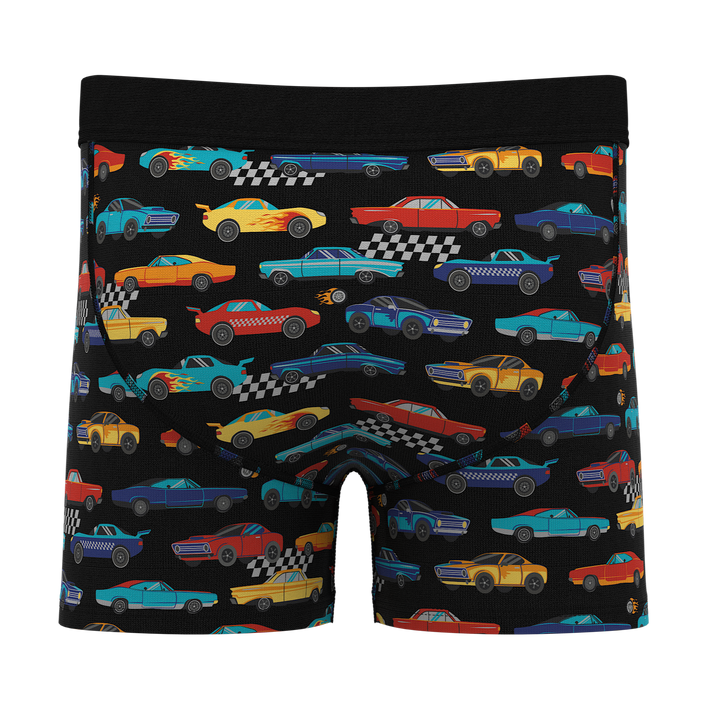 The Start Your Engines | Racecar Boy's Boxer Briefs