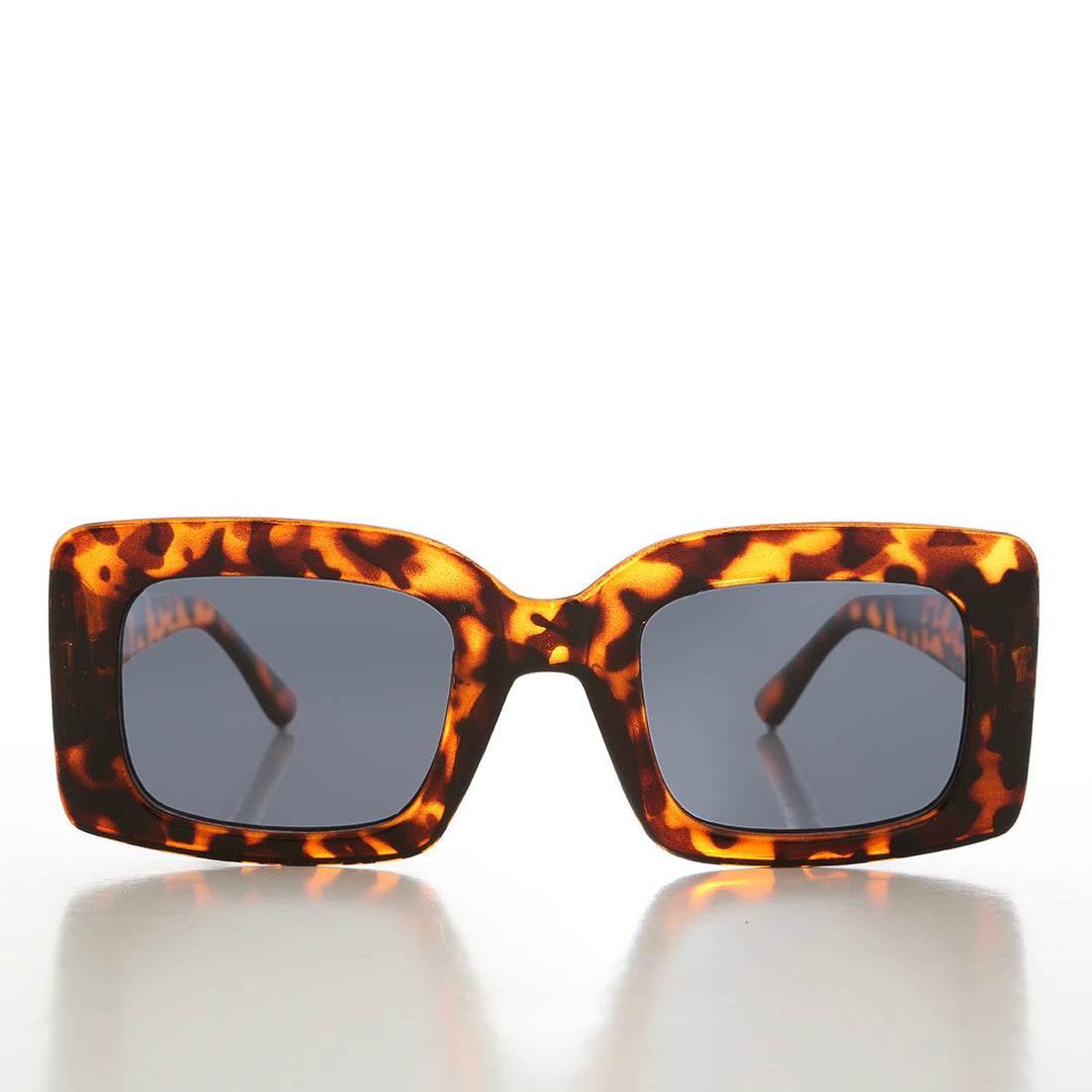 Square Rectangular Block Sunglasses - Skylar
