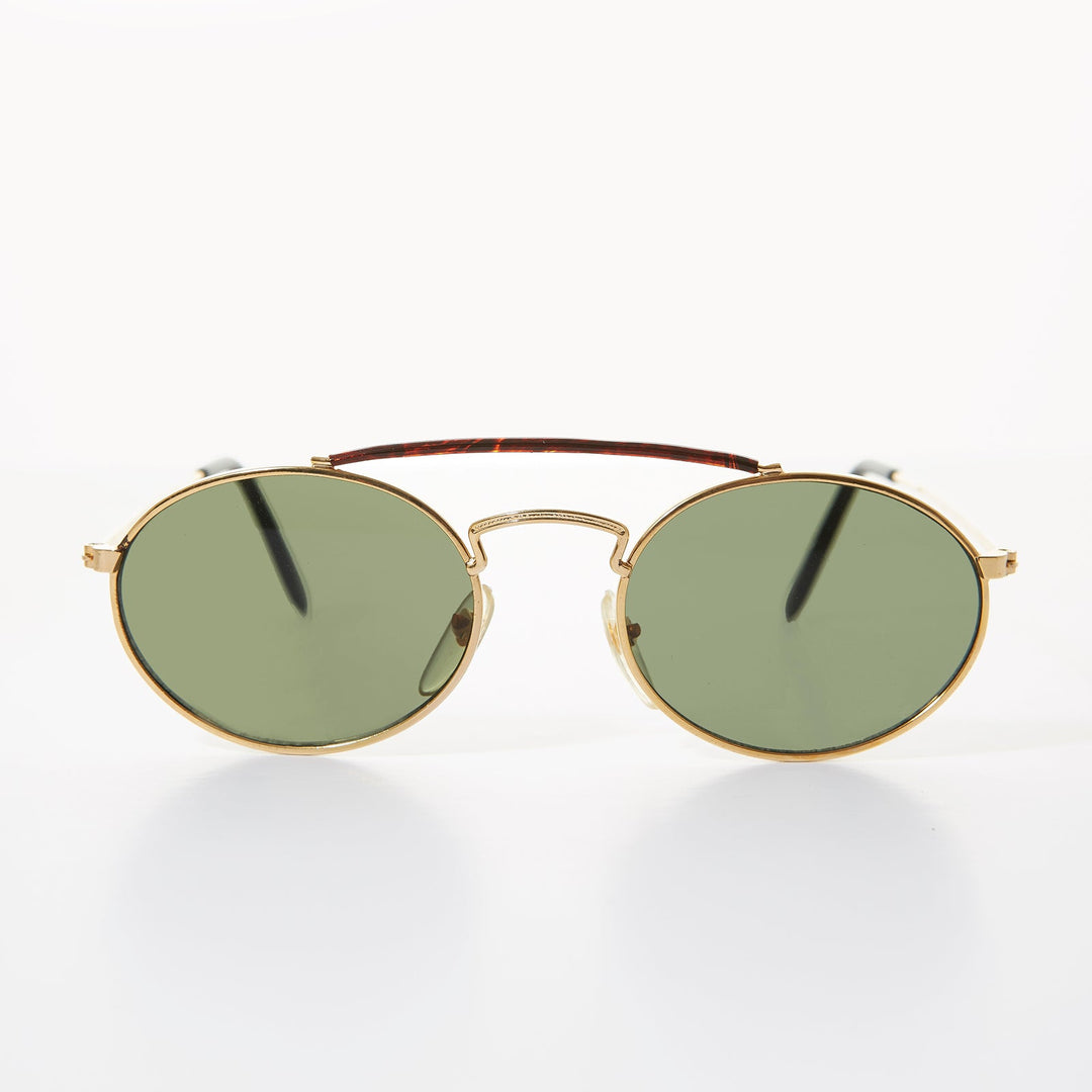 Oval Old Timey Aviator Vintage Sunglasses - Smith