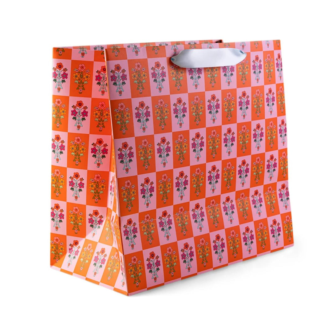 Large Gift Bag - Pink Ditsy
