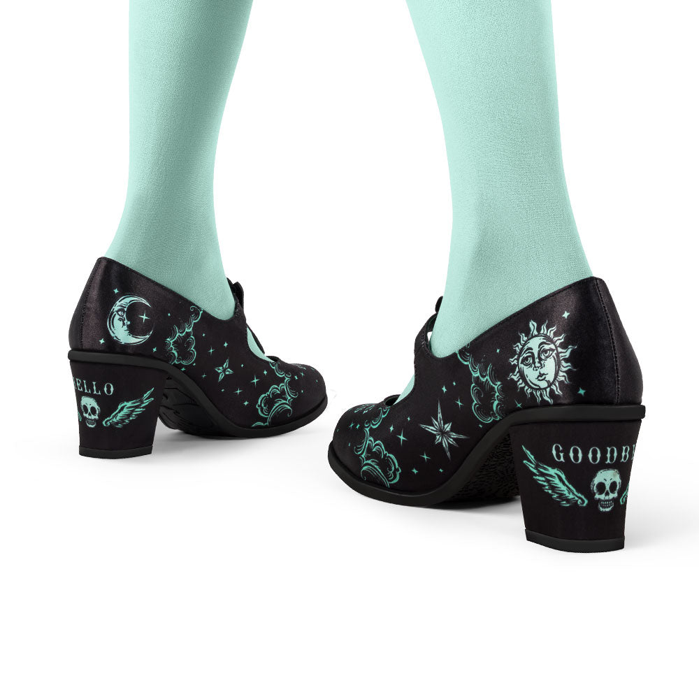 Chocolaticas® Mid Heels Spirit Board Women's Mary Jane Pump