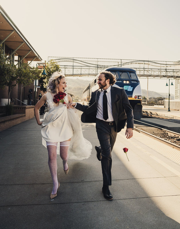 Bridal Brooke LeAnne Thigh Highs. Petite to Plus Size