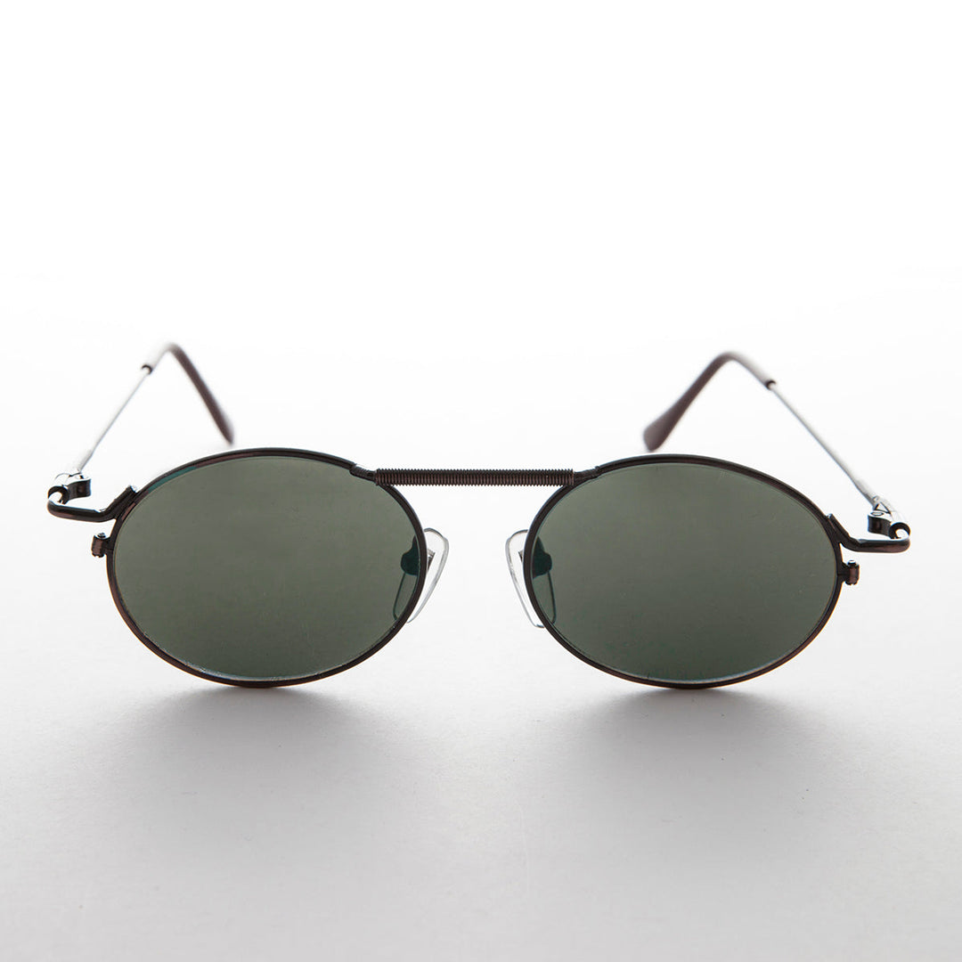Vintage Steampunk Sunglass with Spring Brow Bar - Steamcon