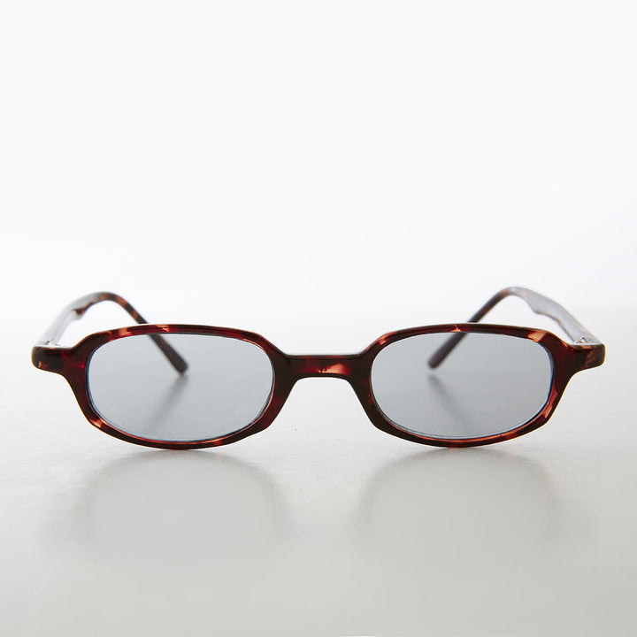 Micro Rectangle Tortoiseshell Sunglasses - Summers 1